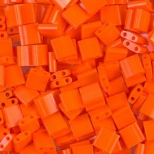 Miyuki tila 5x5mm beads - Opaque orange TL-406